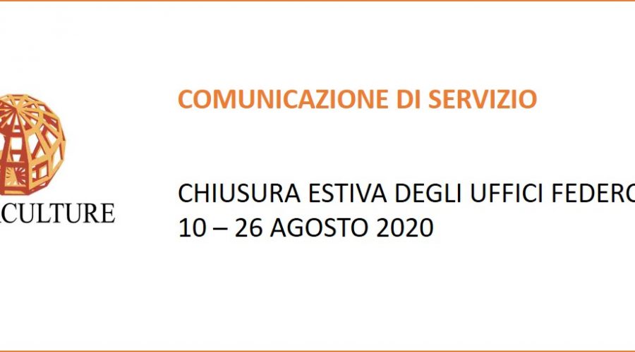 CHIUSURA ESTIVA